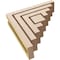 Ekena Millwork 3"W x 12"D x 12"H Thin Landon Rough Cedar Woodgrain TimberThane Corbel, Primed Tan CORUR03X12X12LANRCPR - alternate 3